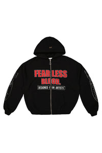 Fearless Blood Jogging Top Biebs Vest Black