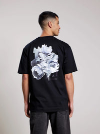 AEDEN T-SHIRT FIORAN TEE ZWART