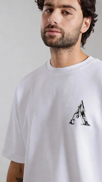 AEDEN T-SHIRT ETTORE TEE OFF WHITE