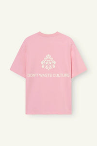 DONT WASTE CULTURE T-SHIRT AZEMARI T-SHIRT ROZE