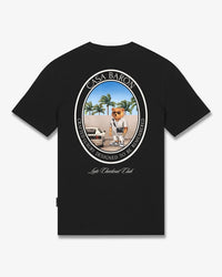 BARON FILOU T-SHIRT OVAL BACKPRINT CLXIX ZWART