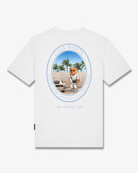 BARON FILOU T-SHIRT OVAL BACKPRINT CLXIX WIT