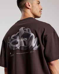 AEDEN T-SHIRT ROMELO TEE BRUIN