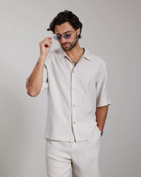 AEDEN SHIRT DARIUS SHIRT BEIGE