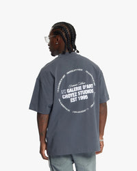 CROYEZ T-SHIRT LE GALERIE D-ART T-SHIRT D-GRIJS