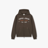 CROYEZ SWEATER STUDIO DEPT ZIP HOODIE BRUIN