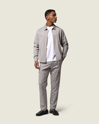 DUQUEZZI PANTALON WOOLSTRETCH TROUSERS M-GRIJS