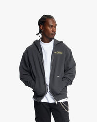 CROYEZ SWEATER MONTAGNE ZIP HOODIE D-GRIJS