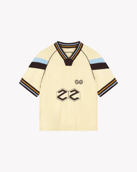 Saint Blanc T-SHIRT KNITTED GAME SHIRT GEEL