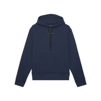 ON RUNNING JOGGING TOP FOCUS TECH HOODIE D-BLAUW