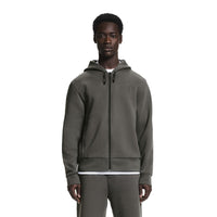 ON RUNNING JOGGING TOP FOCUS TECH ZIP HOODIE D-GREY