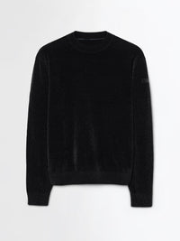RRD TRUI VELVET ROUND KNIT ZWART