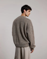 AEDEN TRUI MOZENO KNIT M-GRIJS