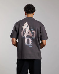 AEDEN T-SHIRT YASIN TEE GRIJS