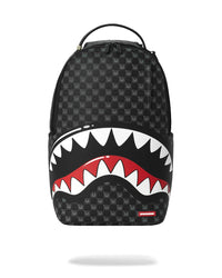 SPRAYGROUND TAS SHARKS IN PARIS WTF BUBBLY BLACK CHECK MULTI