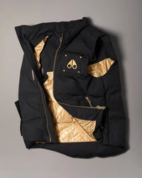 MOOSE KNUCKLES BODYWARMER WESTMOUNT VEST GOLD ZWART