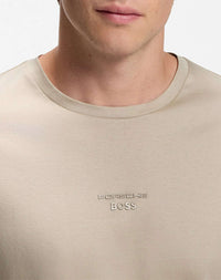HUGO BOSS T-SHIRT TS_PS ICONS70 GRX BEIGE
